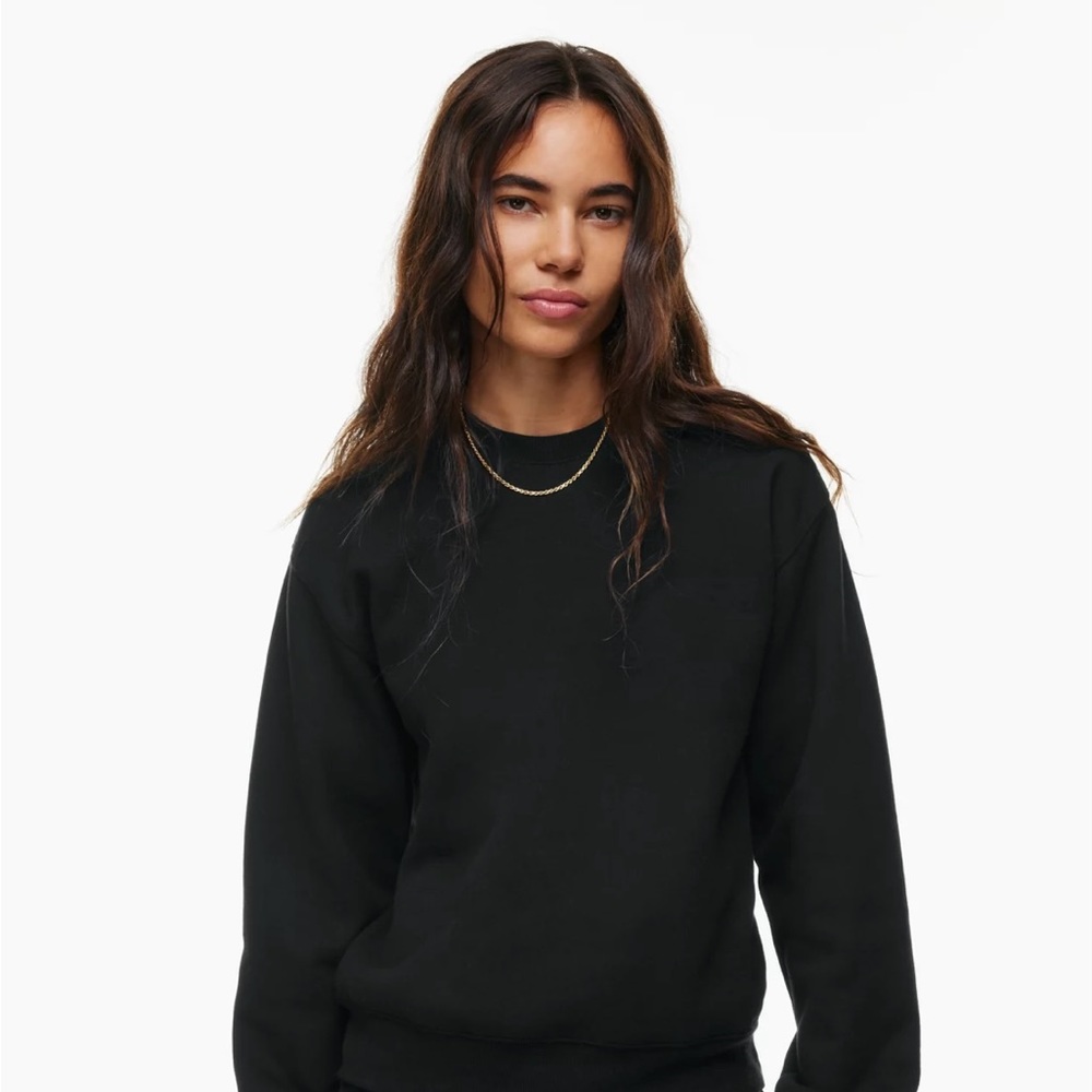 Aritzia TNA Cozy Fleece Perfect Fit Crew Sweatshirt